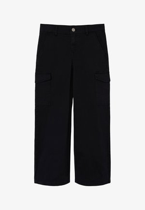 WIDE - Cargo hlače - black