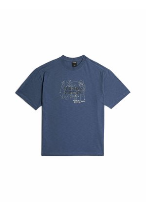 G-STAR, COORD GRAPHIC RELAXED T-SHIRT - T-shirt imprimé - rank blue