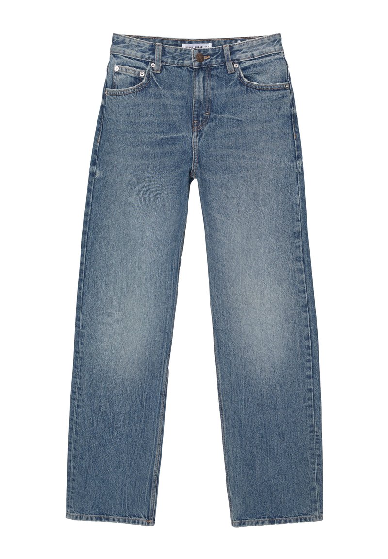 PULL&BEAR Straight leg jeans blauw denim/bluedenim