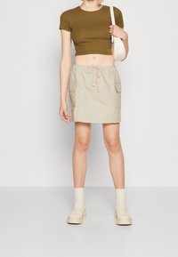 Gina Tricot Minikjol - beige