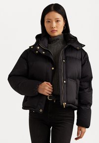 Lauren Ralph Lauren SATIN DOWN COAT - Jakna ispunjena paperjem - black