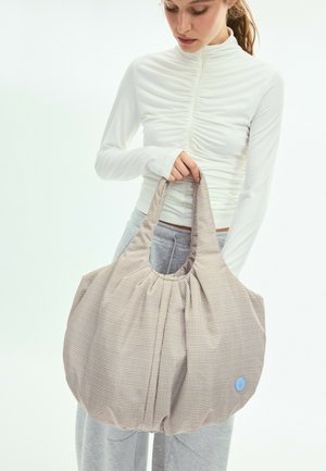 Stradivarius, QUILTED MAXI BAG - Sac à main - light blue