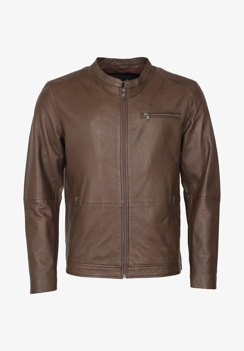 Maze SCHLICHT - Leather jacket - brown