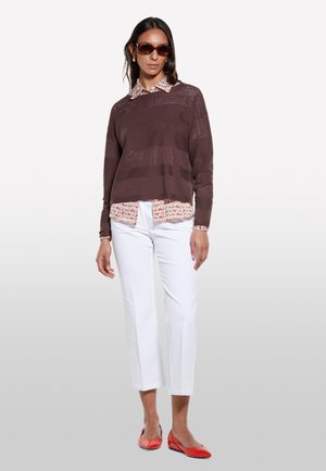 Sisley, BOAT NECK  - Pullover - brown