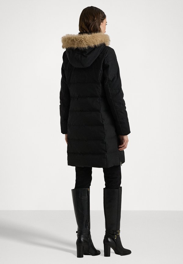 FAUX-FUR-TRIM HOODED DOWN COAT - Down coat3