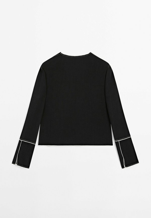 FLOWING WITH CONTRAST TOPSTITCHING - Blouse2