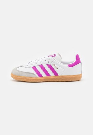 SAMBA OG UNISEX - Sneaker low - footwear white/purple burst