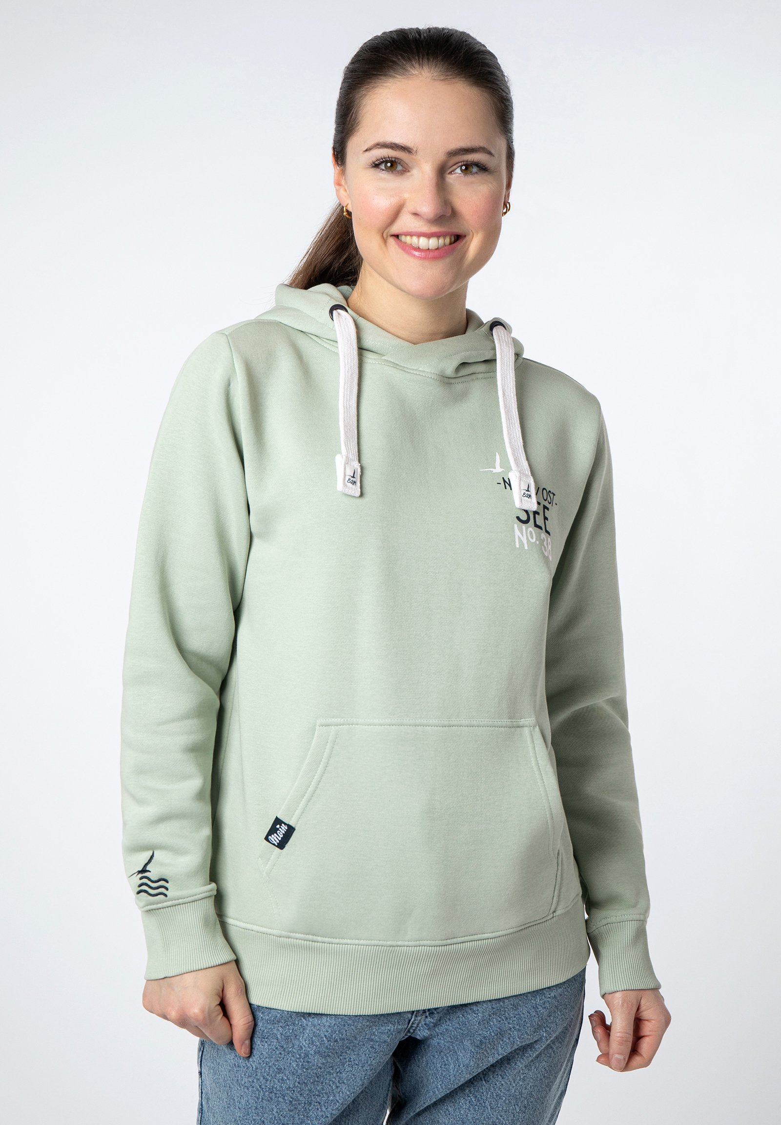Sweat à Capuche Jack & Jones JJxx Jxabbie - Femme - 70% Coton 30% Polyester - Coupe Brush Hood