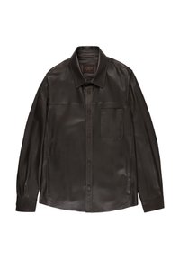 MONTEDORO - Leren jas - dark brown