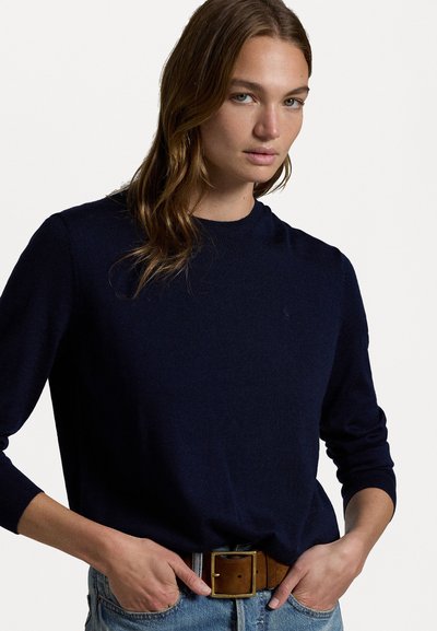 Polo Ralph Lauren WOOL CREWNECK SWEATER - Πουλόβερ - hunter navy