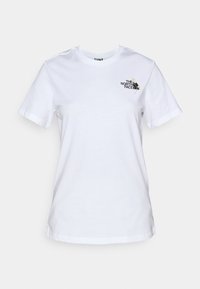 ALPINE FLOWER RELAXED TEE - Printtipaita - white