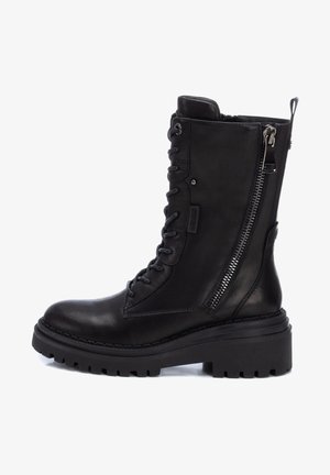 Stivaletti stringati - black