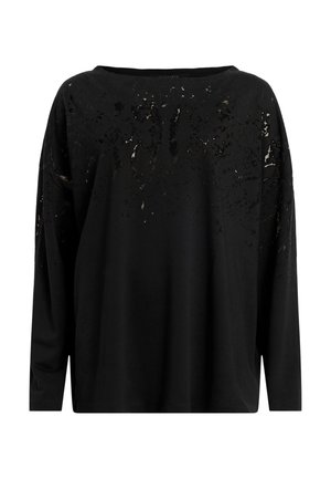 AllSaints RITA SNAKE TEE - Langærmet T-shirt - black