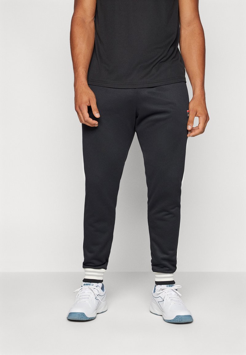 Fila PANTS BAME - Spodnji deli trenirk - black/white alyssum