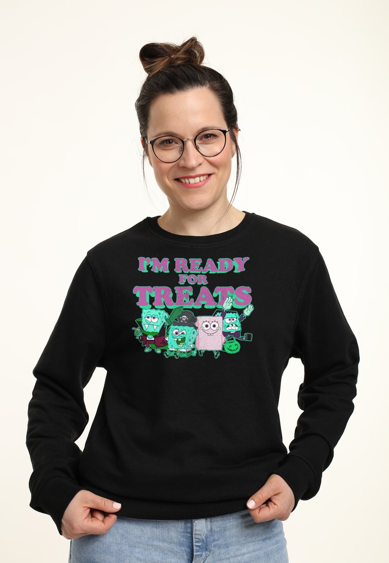 Henry Tiger SPONGEBOB SQUAREPANTS READY FOR CANDY - Felpa - black