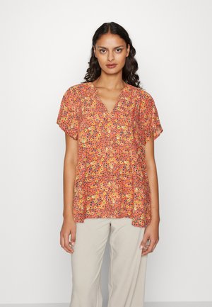 edc by Esprit BLOUSE - Tričko s potlačou - coral orange