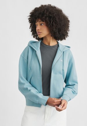 HOODED CASEY JACKET - Zip-up sweatshirt - tourmaline/silver-coloured
