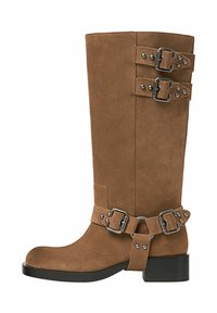 Stradivarius Botas camperas - brown