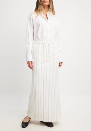 Maksi svārki - white black stripe