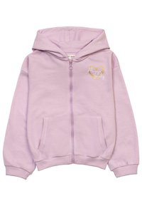 MINOTI - ZIP THROUGH HOODIE - Tröja med dragkedja - lilac Miniatyrbild 1