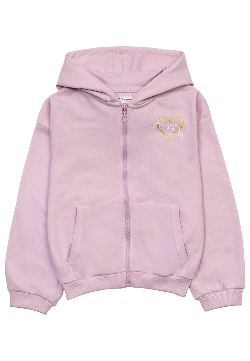 MINOTI ZIP THROUGH HOODIE - Sudadera con cremallera - lilac