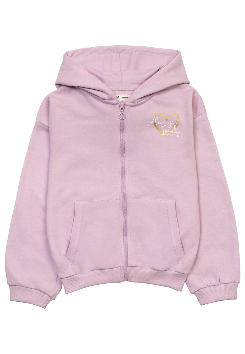 MINOTI - ZIP THROUGH HOODIE - Tröja med dragkedja - lilac, Förstora