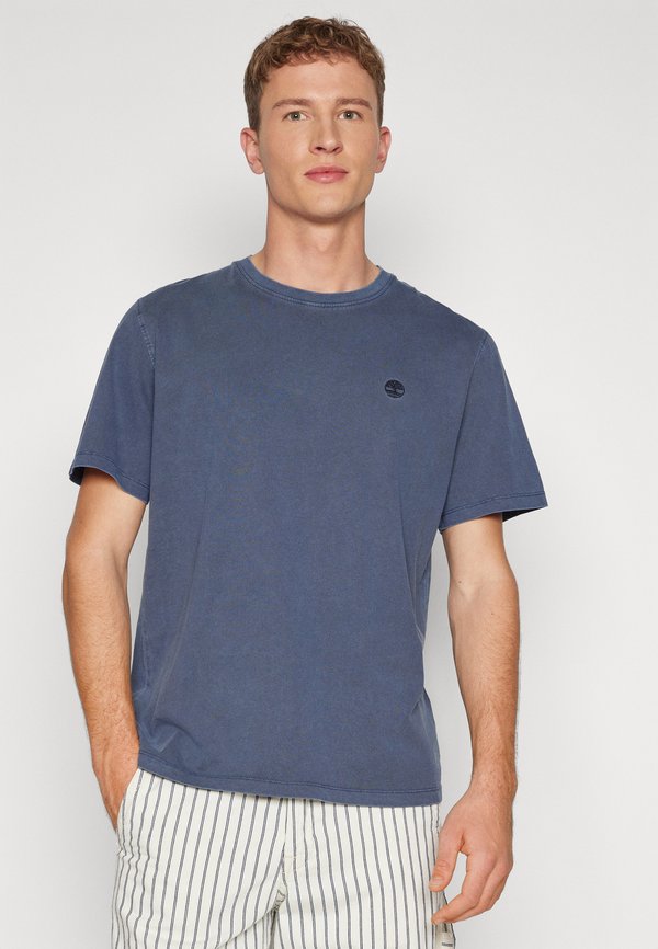 DUNSTAN RIVER SHORT SLEEVE TEE - Basic T-shirt - dark sapphire2