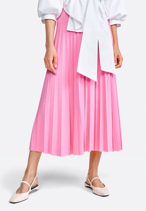 Rich & Royal MIDI - A-line skirt - bubblegum pink