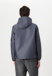 TOM TAILOR JACKET - Softshelljas - blue softshell melange