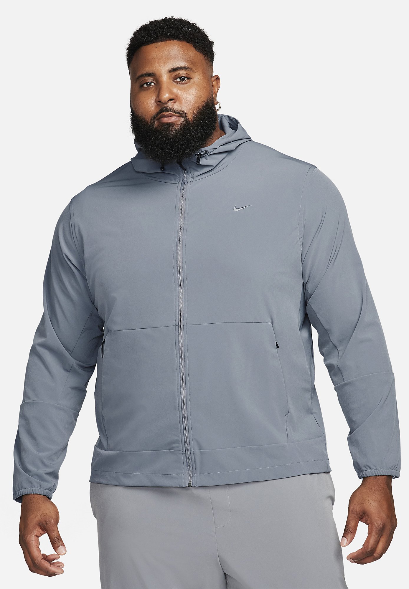 mens nike grey windbreaker