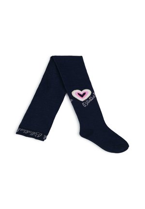 AVEC COEUR MÉTALLISÉ - Collants - indigo blue