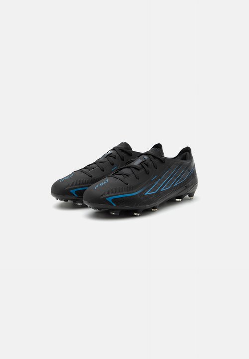 adidas F50 HYPERFAST ELITE FIRM GROUND KIDS UNISEX - Firm-ground football boots - core black/lucid ray blue — foto 2