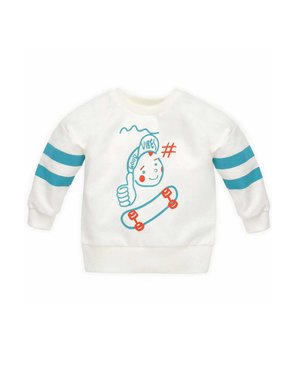 Sweatshirt - ecru
