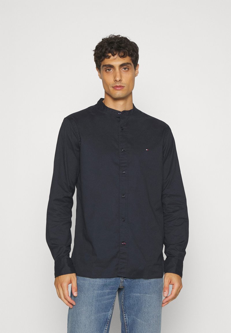 Camicia Uomo Springfield Daily Refresh Estructura MAO - Maniche Lunghe, Collo Alla Coreana - 3