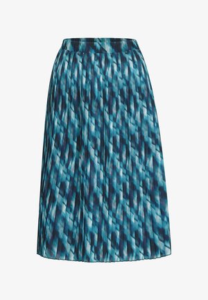 GOLDNER, PLISSEEROCK PETITE - A-lijn rok - emerald patterned
