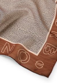 Borbonese Schal - caramel op natural