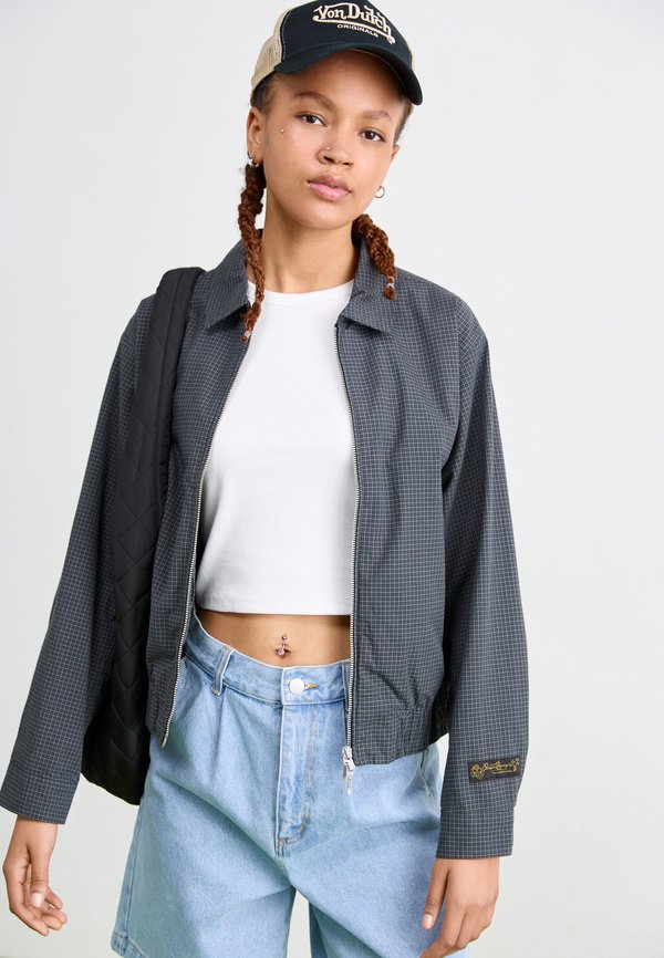 THURSDAY PLAID JACKET - Bomber Jacket - charcoal multi3