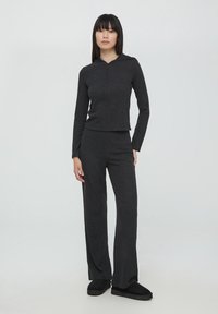 Terranova WIDE LEG - Pantaloni sportivi - nero