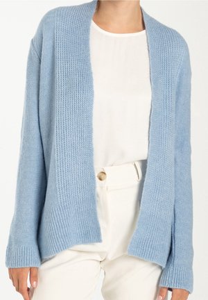 Cardigan - mottled light blue