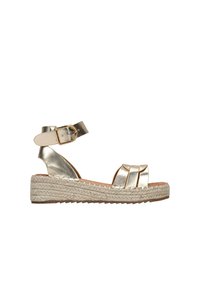 Bosanova ESPARTO - Sandalias de cuña - oro