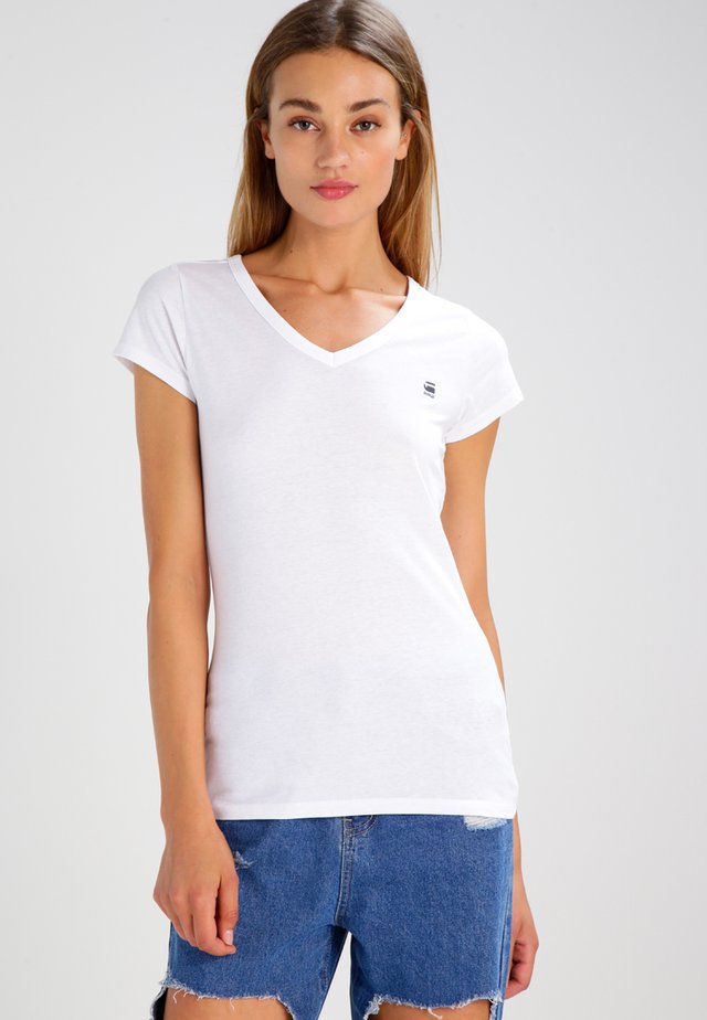 EYBEN SLIM - T-Shirt basic - white