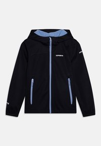 Giacca Softshell Uomo Icepeak Nils, Impermeabile E Antivento, Con Cappuccio Regolabile, Tasche E Polsini Con Foro Per Pollice, Icetech