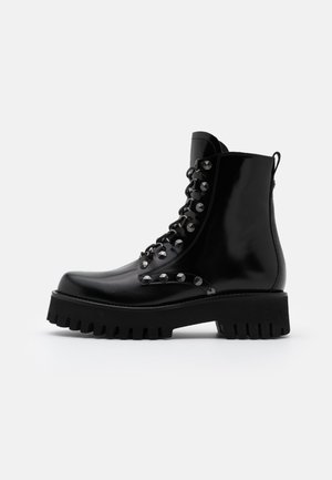 Cowboy- / bikerstøvlette - black