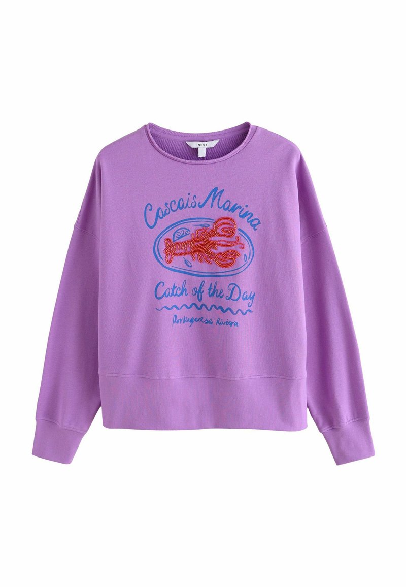 Next Melegítőfelső - purple graphic beaded lobster