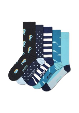 5-PACK  - Socks - blue