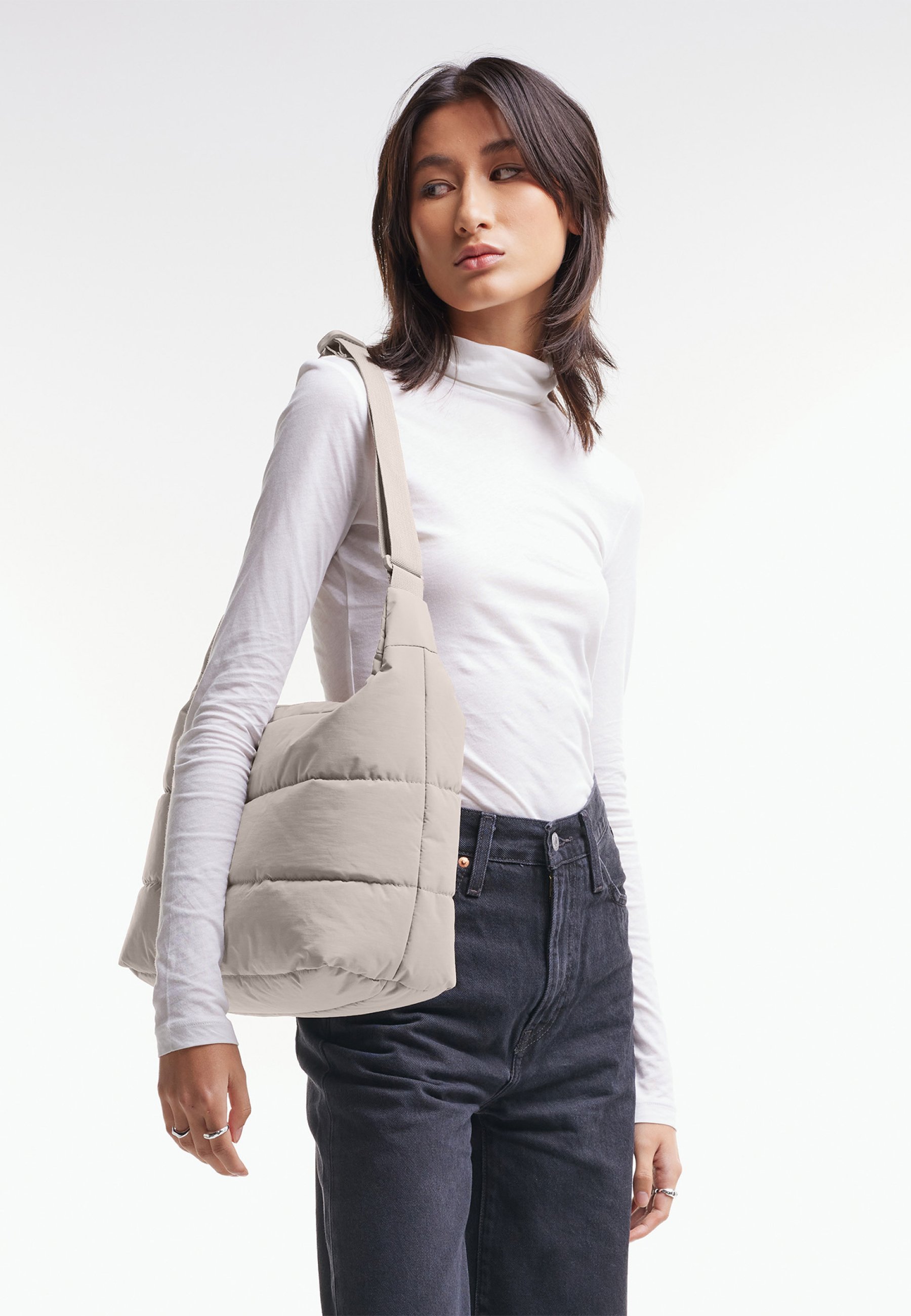 GOT BAG Shopper PUFFER TOTE BAG | Gewatteerde handtas met 16 laptopvak | Puffy schoudertas
