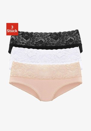 LASCANA 3 PACK - Slip - pink/white/black