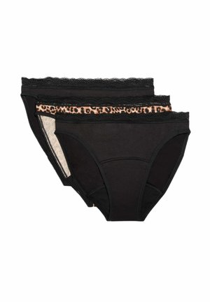 3PK HEAVY ABSORBENCY - Culottes menstruelles - black mix