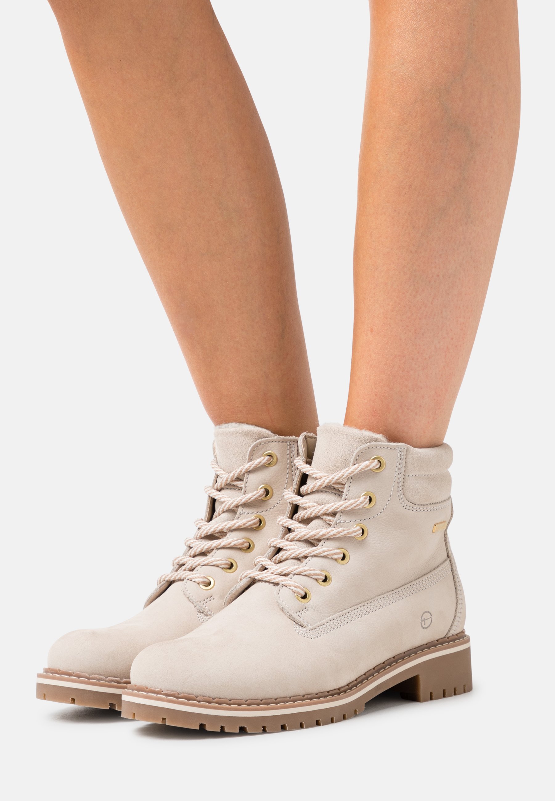 Damen Stiefelette Beige Tamaris Leder Stiefelette Damen