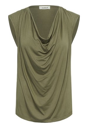 Soaked in Luxury, SLHANADI WATERFALL - Tricou cu imprimeu - dusky green